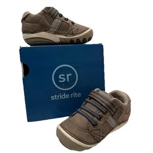 Stride Rite Infant Artie Truffle Soft Motion Walker-3.5W-Kids Brown Sneakers